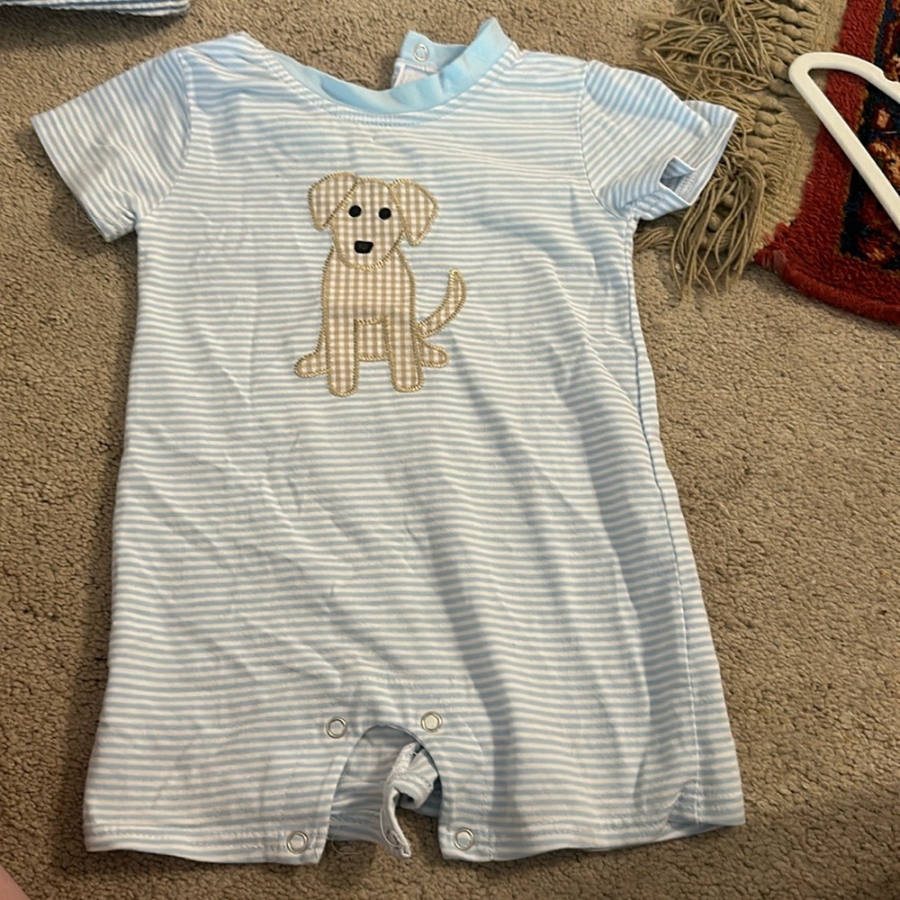 Trotter street kids dog romper